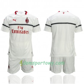 Koszulka AC Milan Dziecięcy Wyjazdowe Koszulki Piłkarskie 2018-2019 Krótki Rękaw